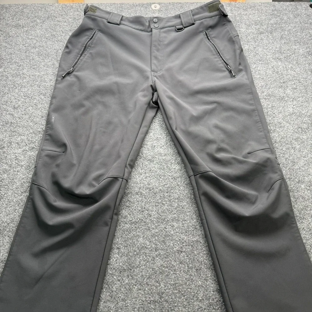 CNTRITION‎ Pants Men's 38W 30L Gray Softshell Fleece Water Resistant Hiking